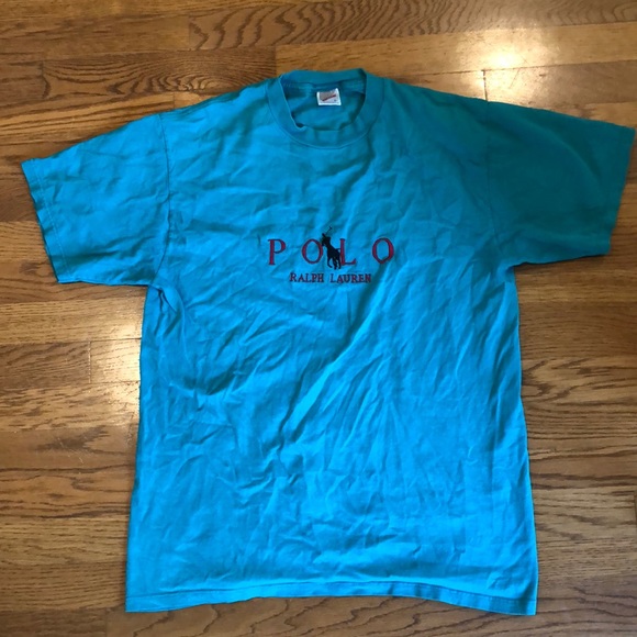 VTG Polo Ralph Lauren Embroidered bootleg shirt - Picture 1 of 3